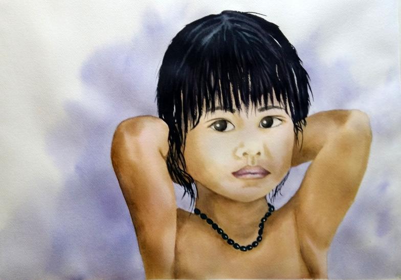 ENFANCE 6 - PETITE CAMBODGIENNE