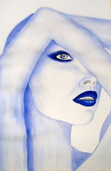 FEMME BLEUE